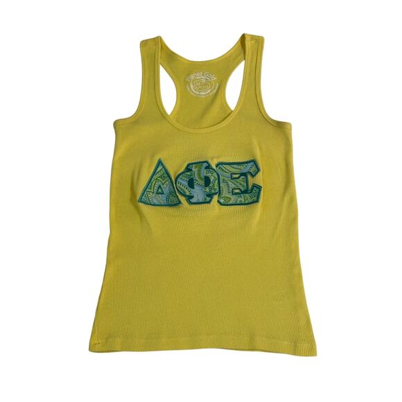 Delta Phi Epsilon Yellow Tank Top - Picture 2 of 6